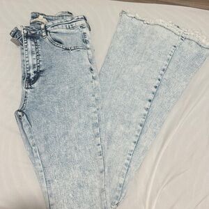 Altar'd State Light Wash Flare Jeans